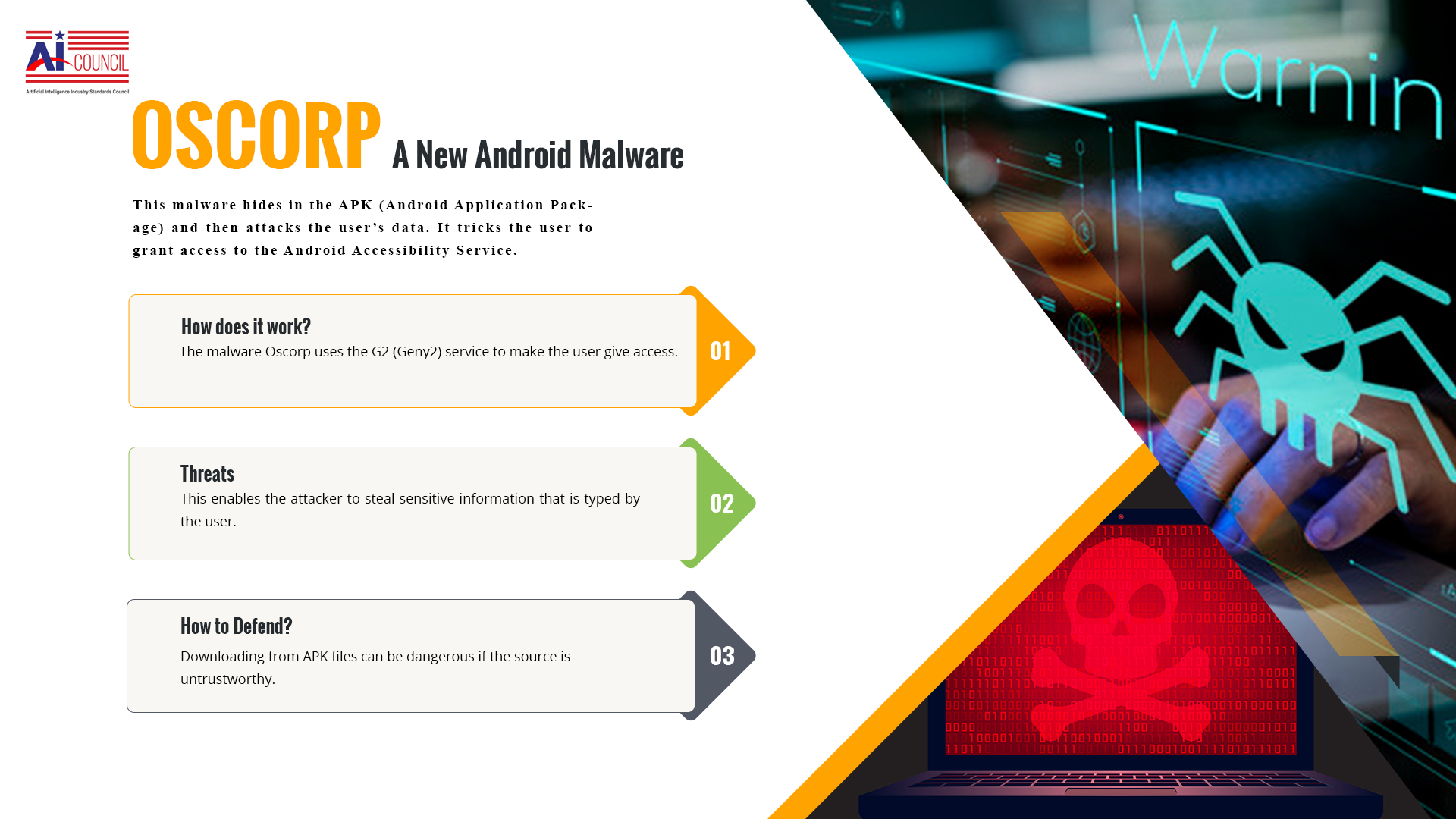 OSCORP—A New Android Malware OSCORP—A New Android Malware